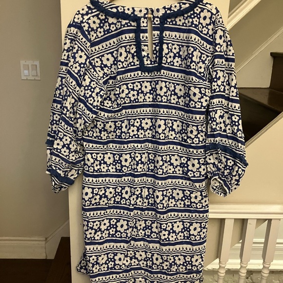 Tuckernuck Blue and White Mod Dress - Picture 4 of 9